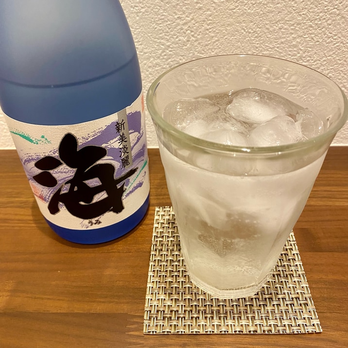 主夫がつくる芋焼酎のソーダ割り